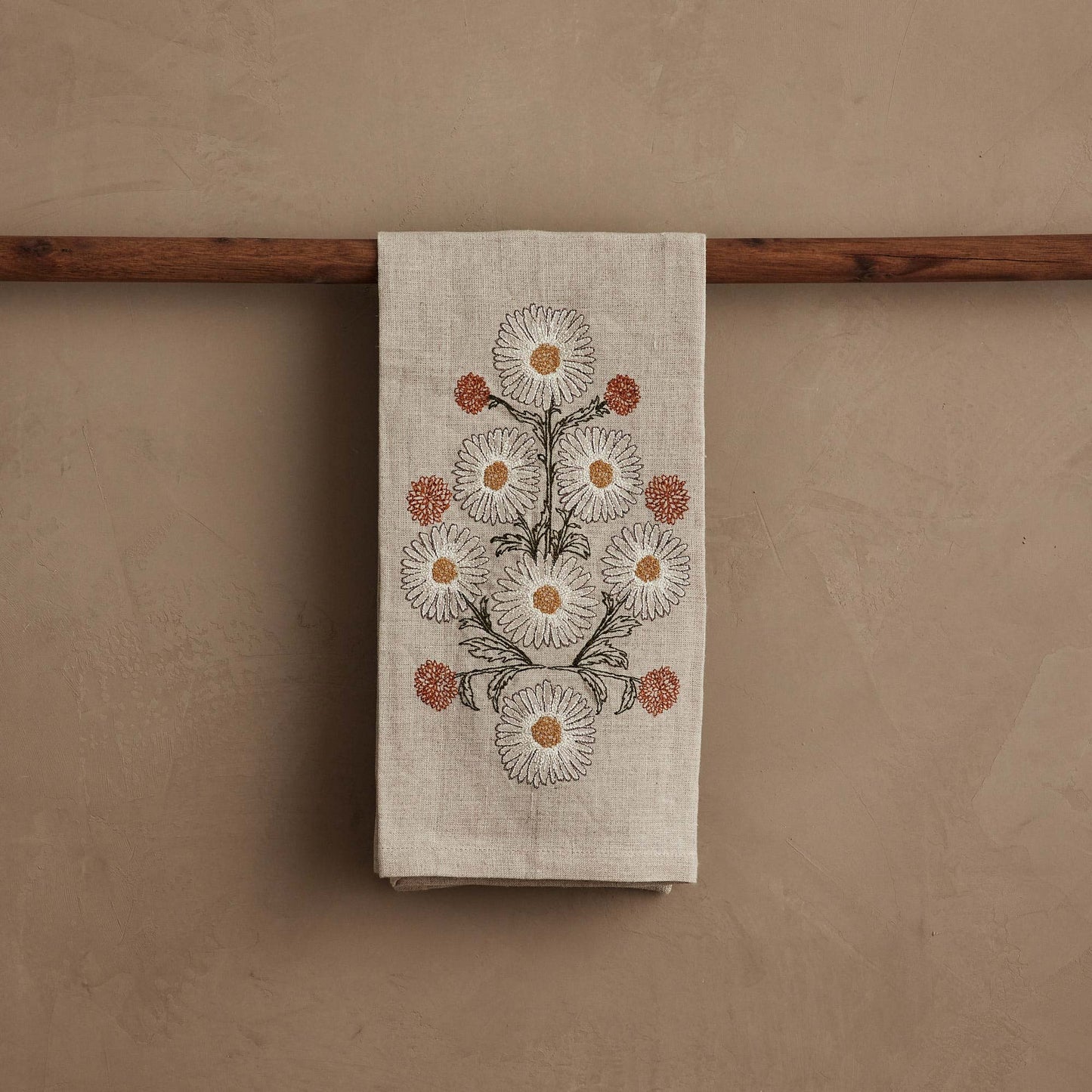 Daisy Bouquet Tea Towel by Coral & Tusk, product view