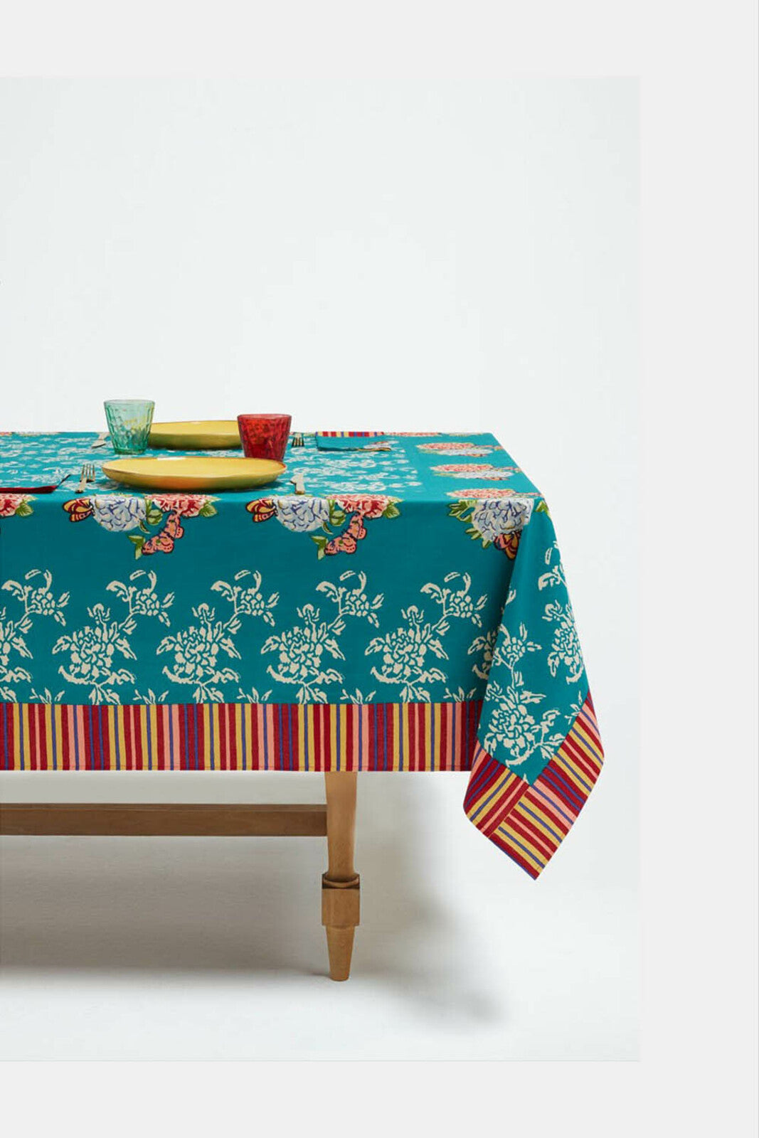 Kandem Queen Sea Green - Cotton Cloth 180x180 | Lisa Corti