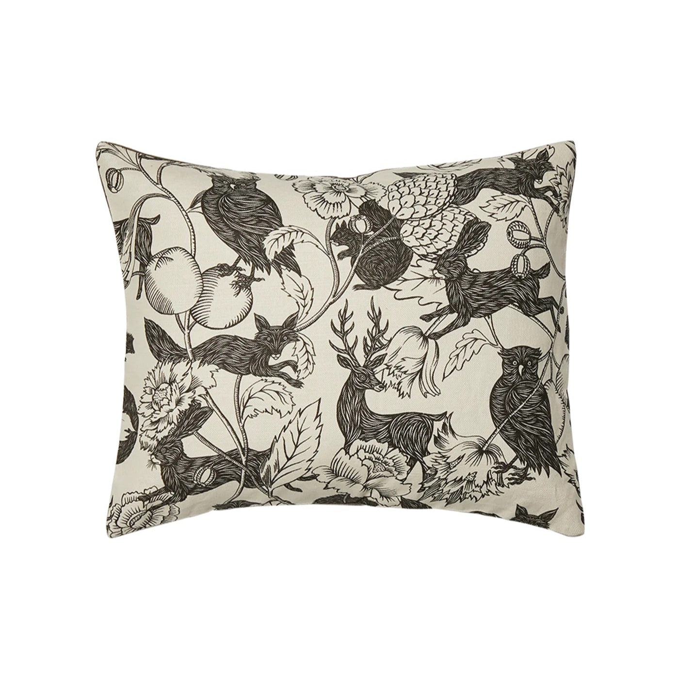 "Crépuscule" Small Cushion | Antoinette Poisson Linen Cushion – Domino Paper Design