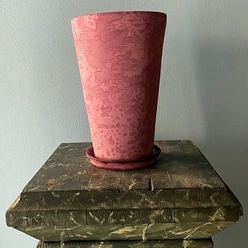 Purple Tall Pot "Høj Potte" - Erik Bendtsen