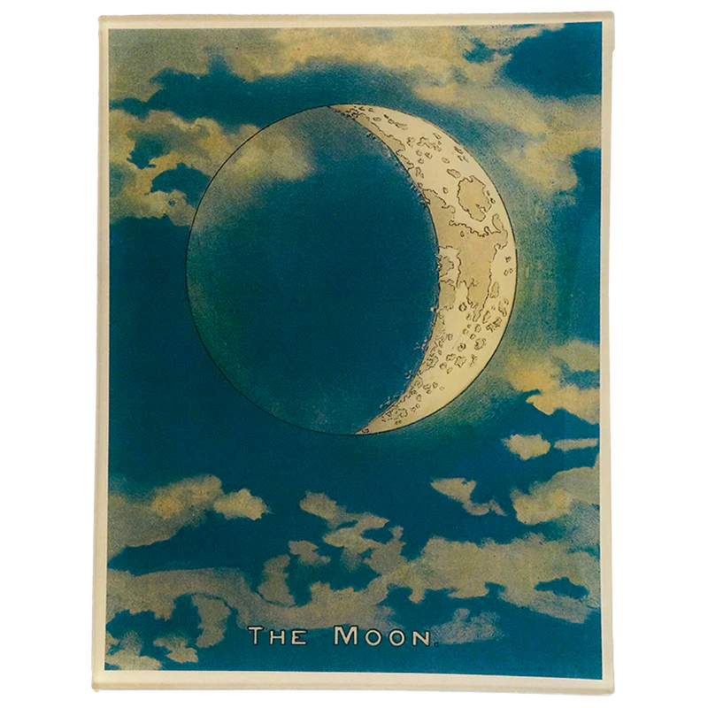 The Moon (Blue Crescent)