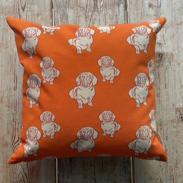 Mix Lauren Cushion (Nude/Orange)
