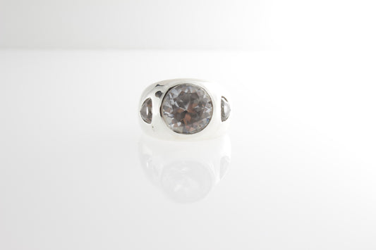 Venice Ring - Rock Crystal + Topaz | Mikkel Brøgger