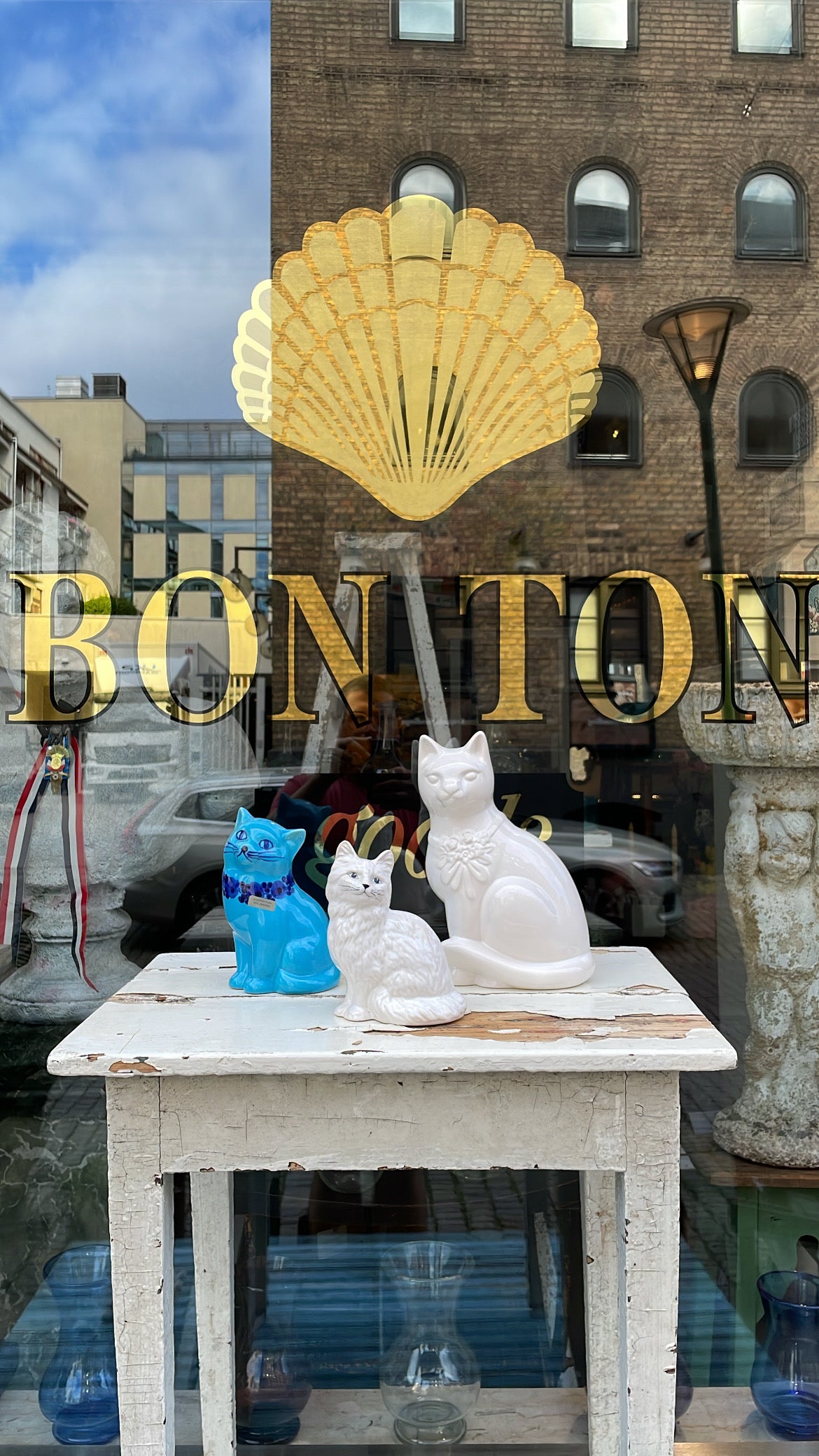 Ceramic Cat Figurine