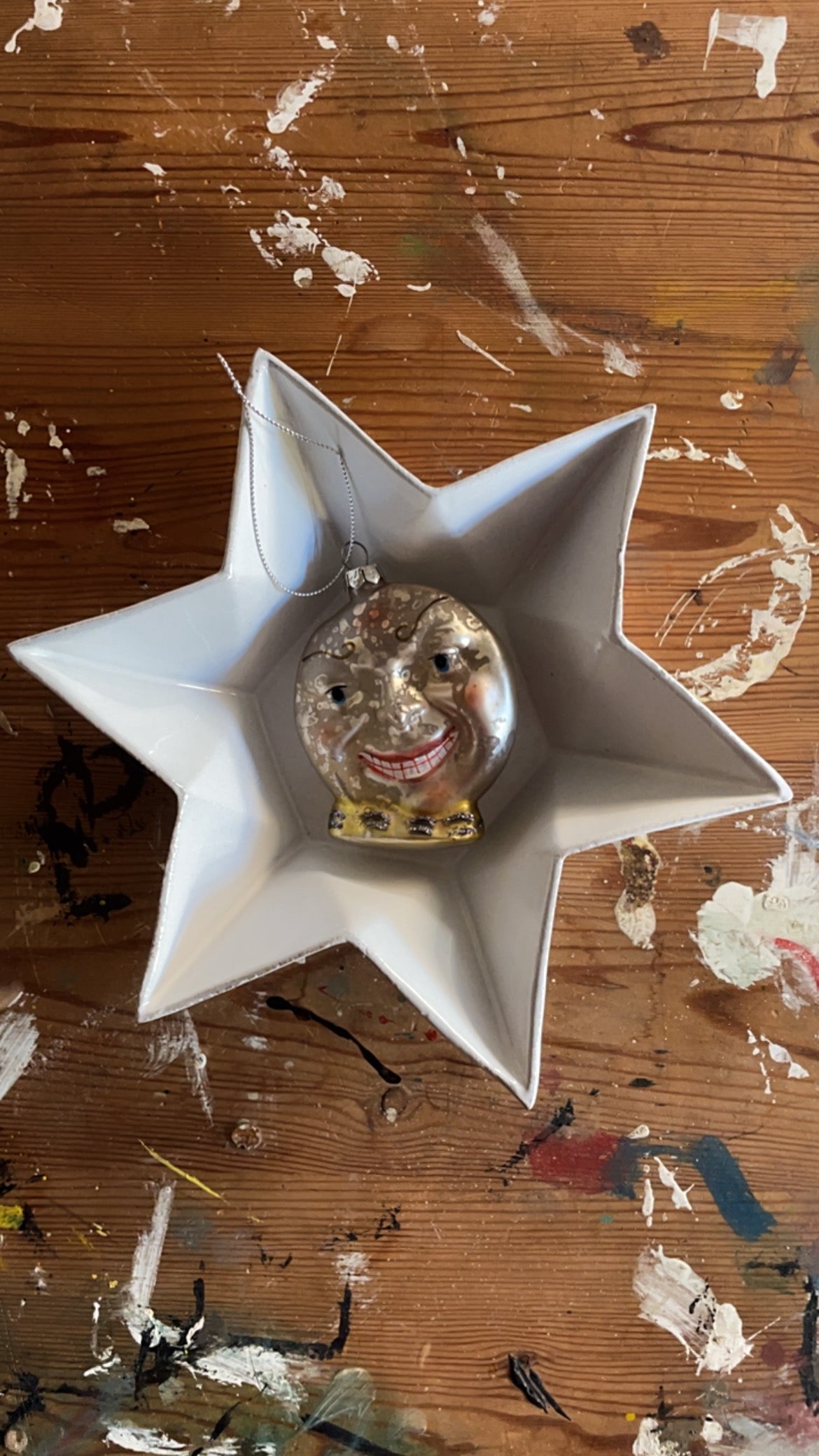 Victorian Moon Man | Christmas Ornament