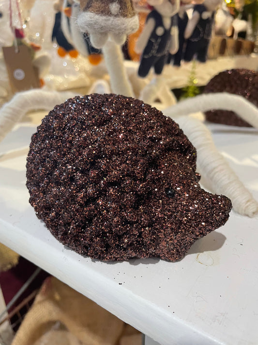 Hedgehog - Dark Brown/Copper Glitter | Ino Schaller
