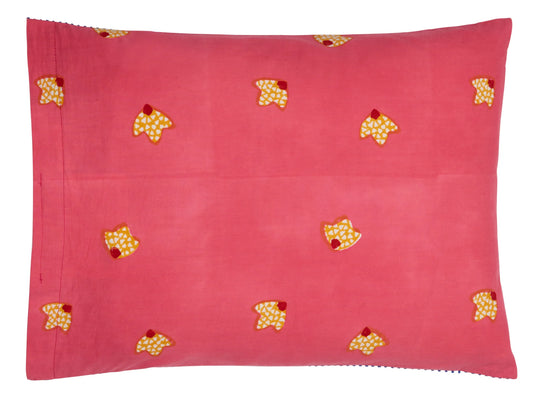 Indonesian Red Rose Cushion | Lisa Corti