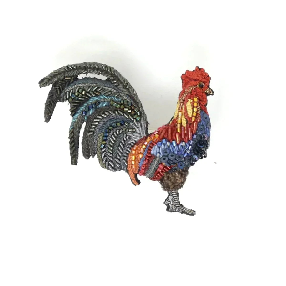 Farm Rooster Brooch Pin | Trovelore