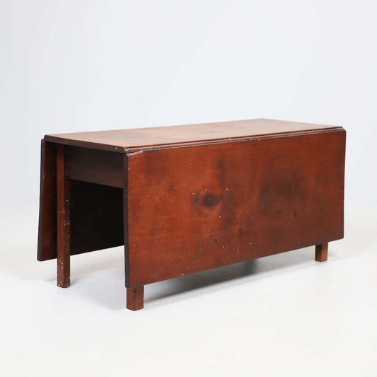 Antique 19th-Century Swedish Flap Table – Warm Patina & Versatile Design