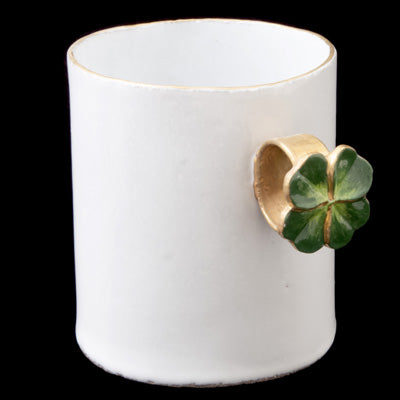 Four-Leaf Clover Ring Cup, Serena Carone | Astier de Villatte