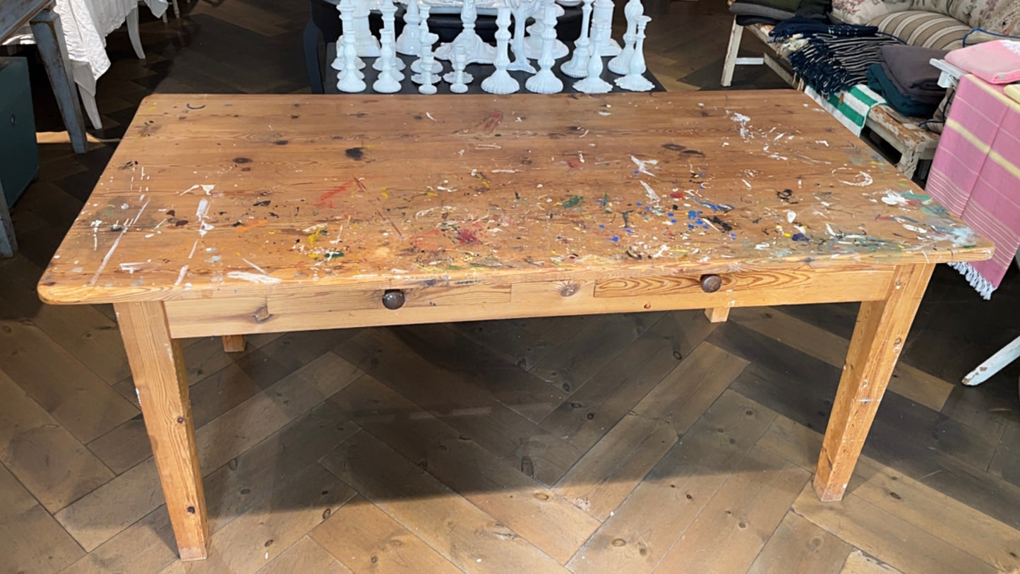 Vintage Artist Work Table