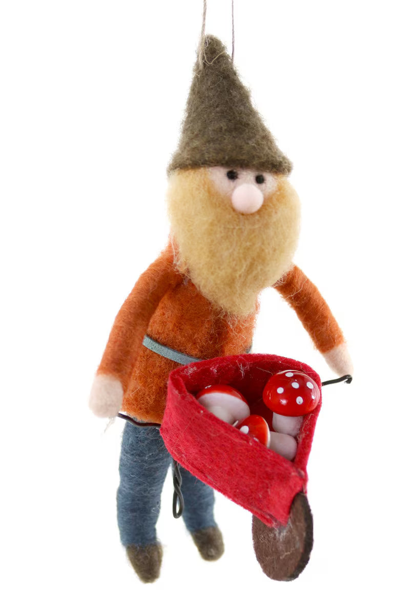 Garden Gnome Christmas Ornament