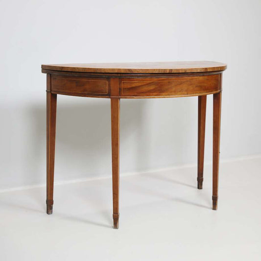 Gustavian Game Table, Late 18th–Early 19th Century, Swedish Neoclassical Antique