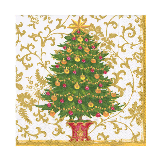 Gilded Tree Luncheon Napkins | Caspari