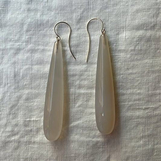 Grey Agate Drop Earrings | Mikkel Brøgger