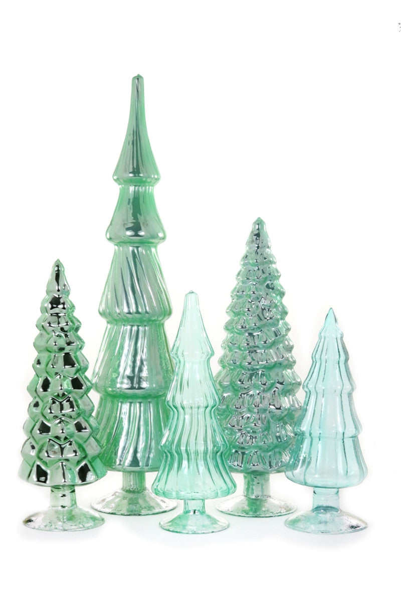 Glass Tree - Winter Green | Christmas Ornament