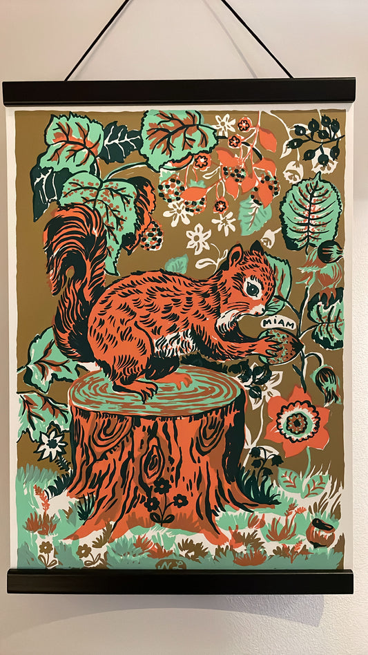 Squirrel Print #2 - Nathalie Lete