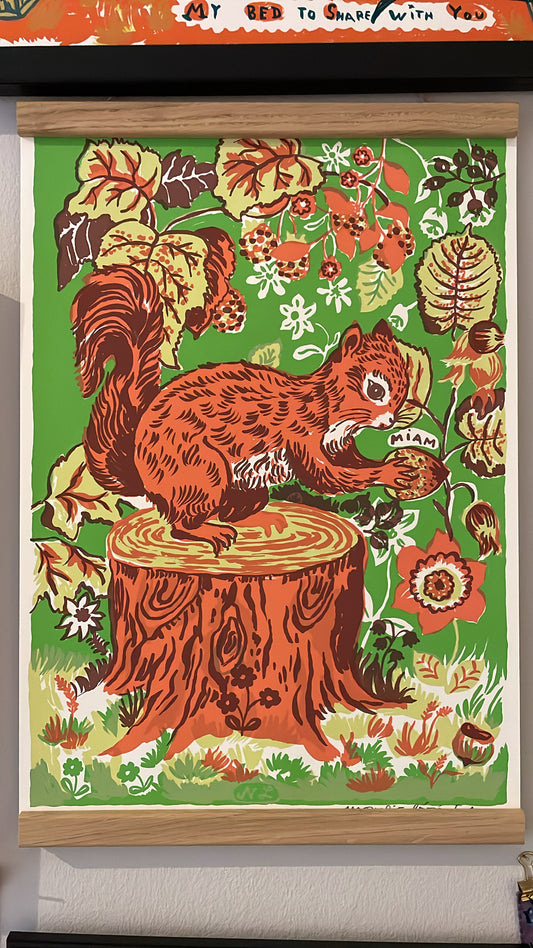 Squirrel Print #1 -  Nathalie Lete