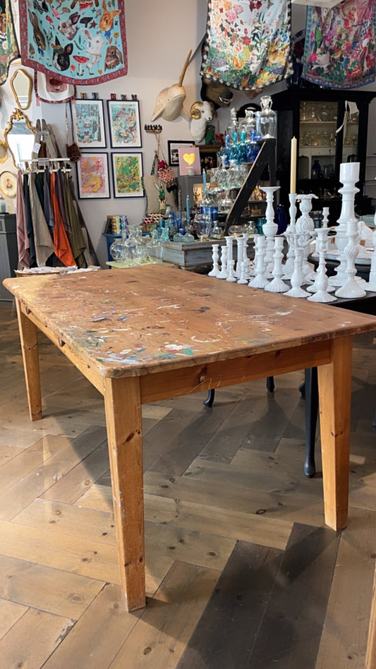 Vintage Artist Work Table