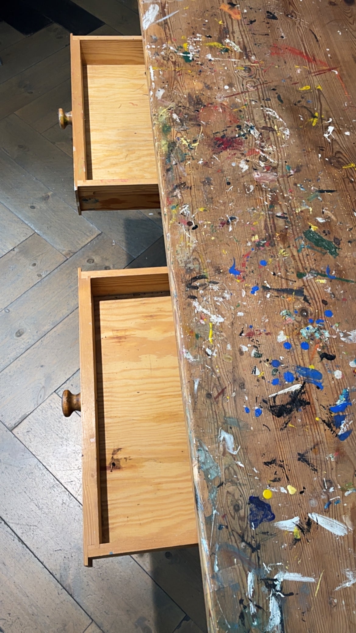 Vintage Artist Work Table