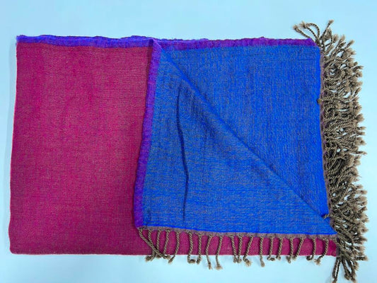 Merino Wool Throw/Plaid - By BON TON goods