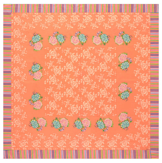 Kandem Queen Peach - Cotton Cloth 180x180 | Lisa Corti