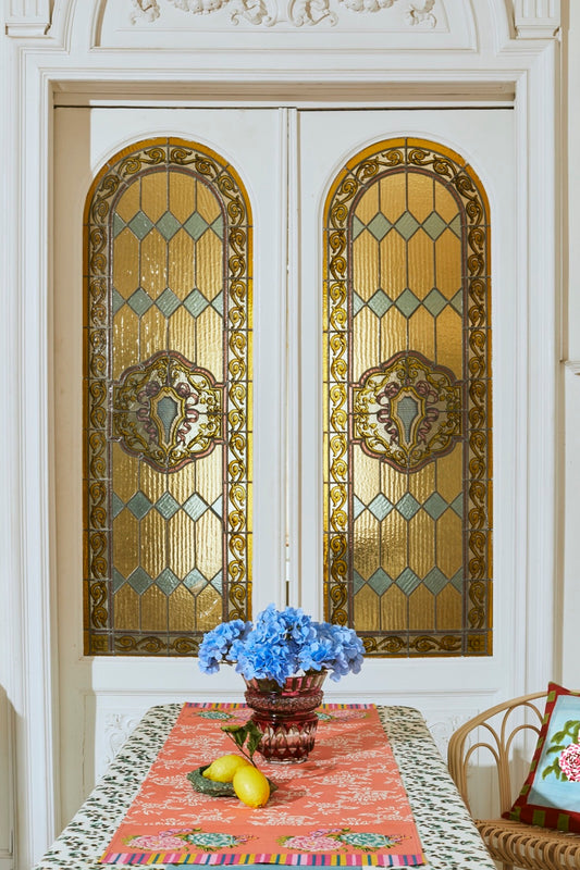 Kandem Queen Peach Cotton Cloth 110x110 | Lisa Corti