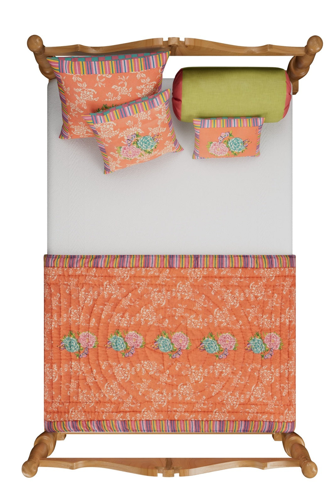 Kandem Queen Peach Cushion Cover 45x45 | Lisa Corti