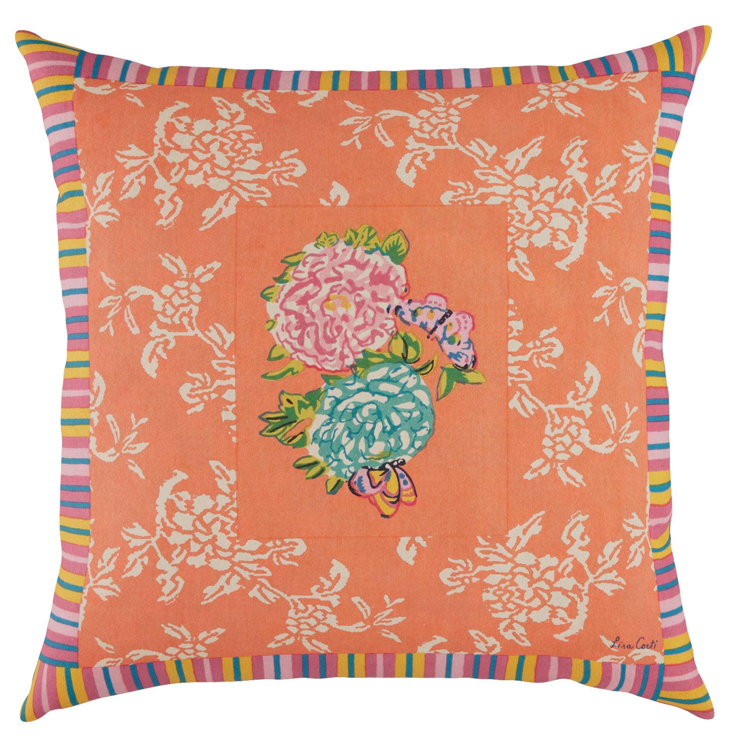 Kandem Queen Peach - Pillow Cushion Cover 60x60 | Lisa Corti