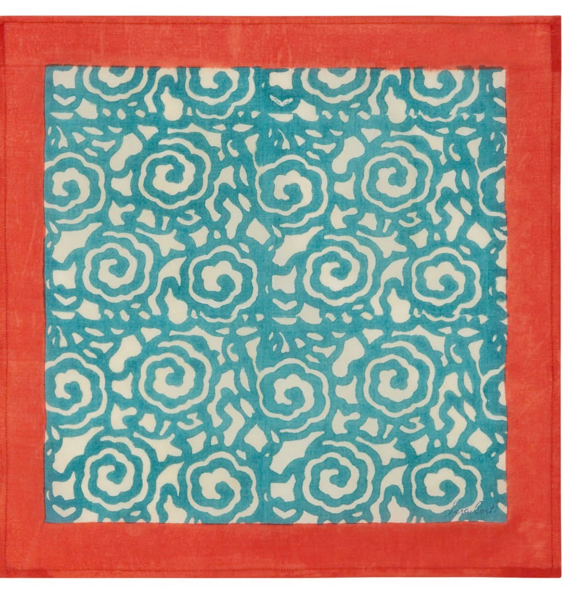 Knight Peacock Napkins | Lisa Corti