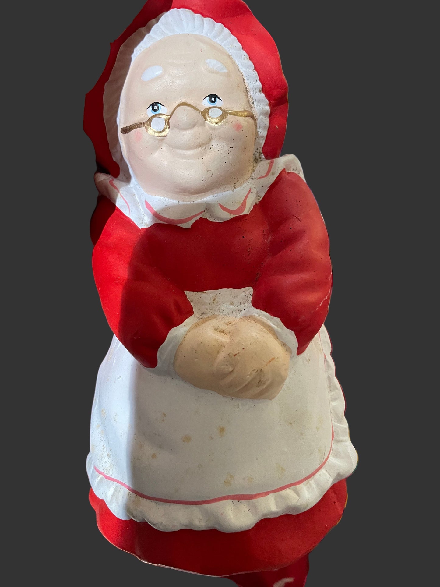 Vintage Ceramic Mrs. Claus Figurine, Scandinavian