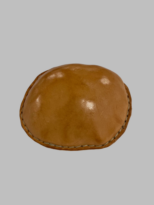 Medium Leather Beach Pebble Paperweight #8