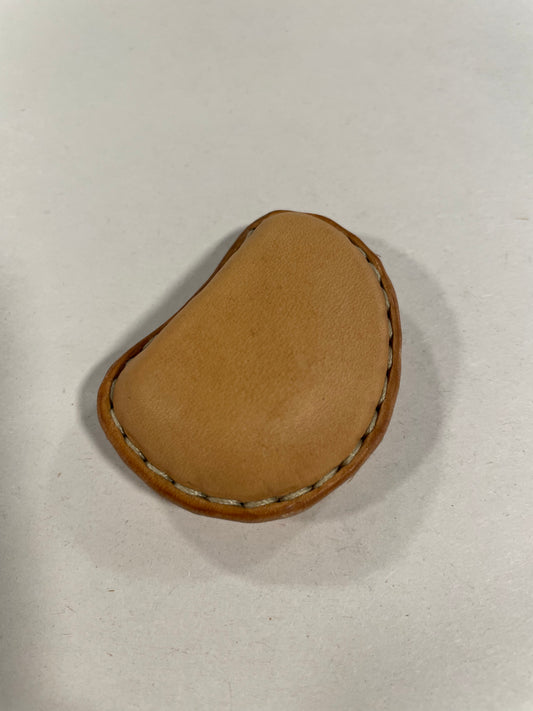 Extra Small Leather Beach Pebble Paperweight #1