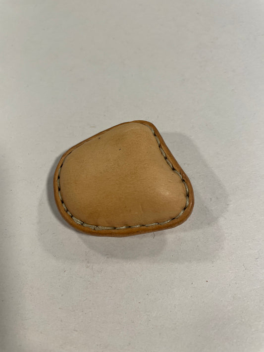 Extra Small Leather Beach Pebble Paperweight #2