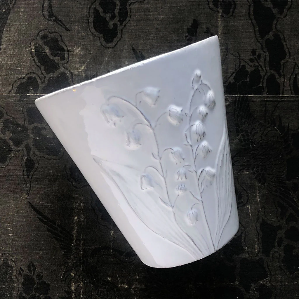 Small Vase Fleurs, Nathalie Lété- Astier de Villatte: Exclusive Pre-Order Item