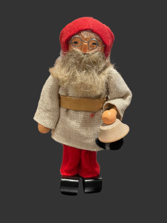 Swedish Santa with Glasses and Bell