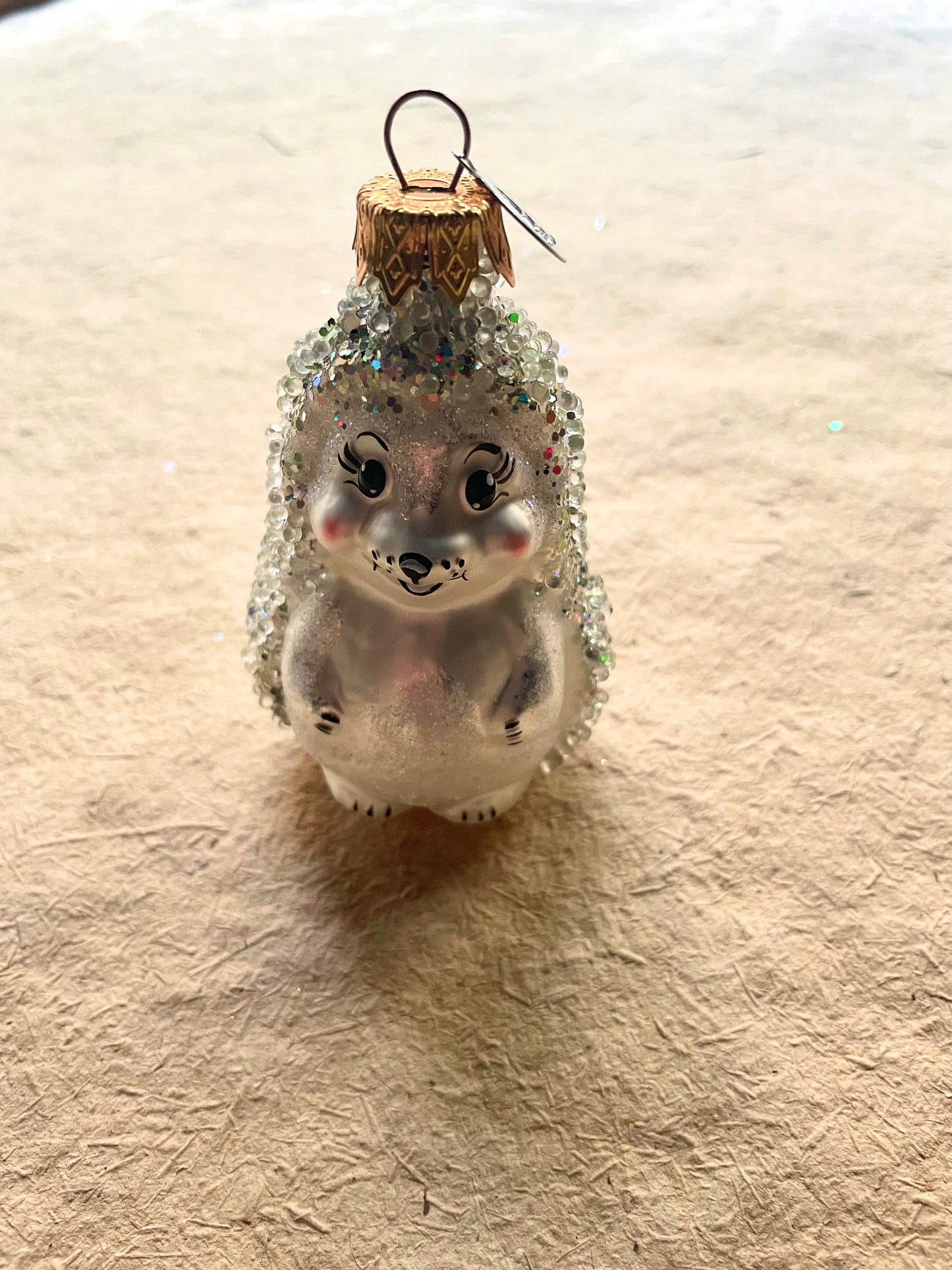 Nostalgic Silver Hedgehog | Nostalgie Christbaumschmuck
