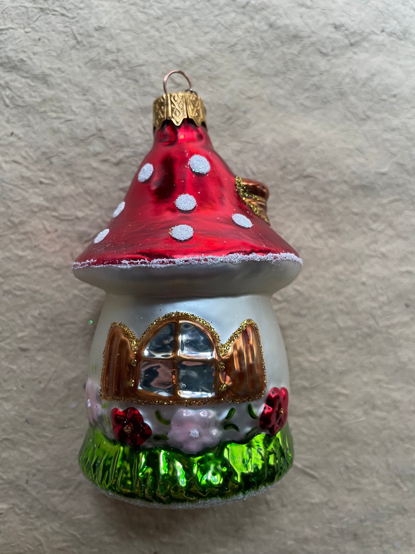 Medium Nostalgic Mushroom House | Nostalgie Christbaumschmuck