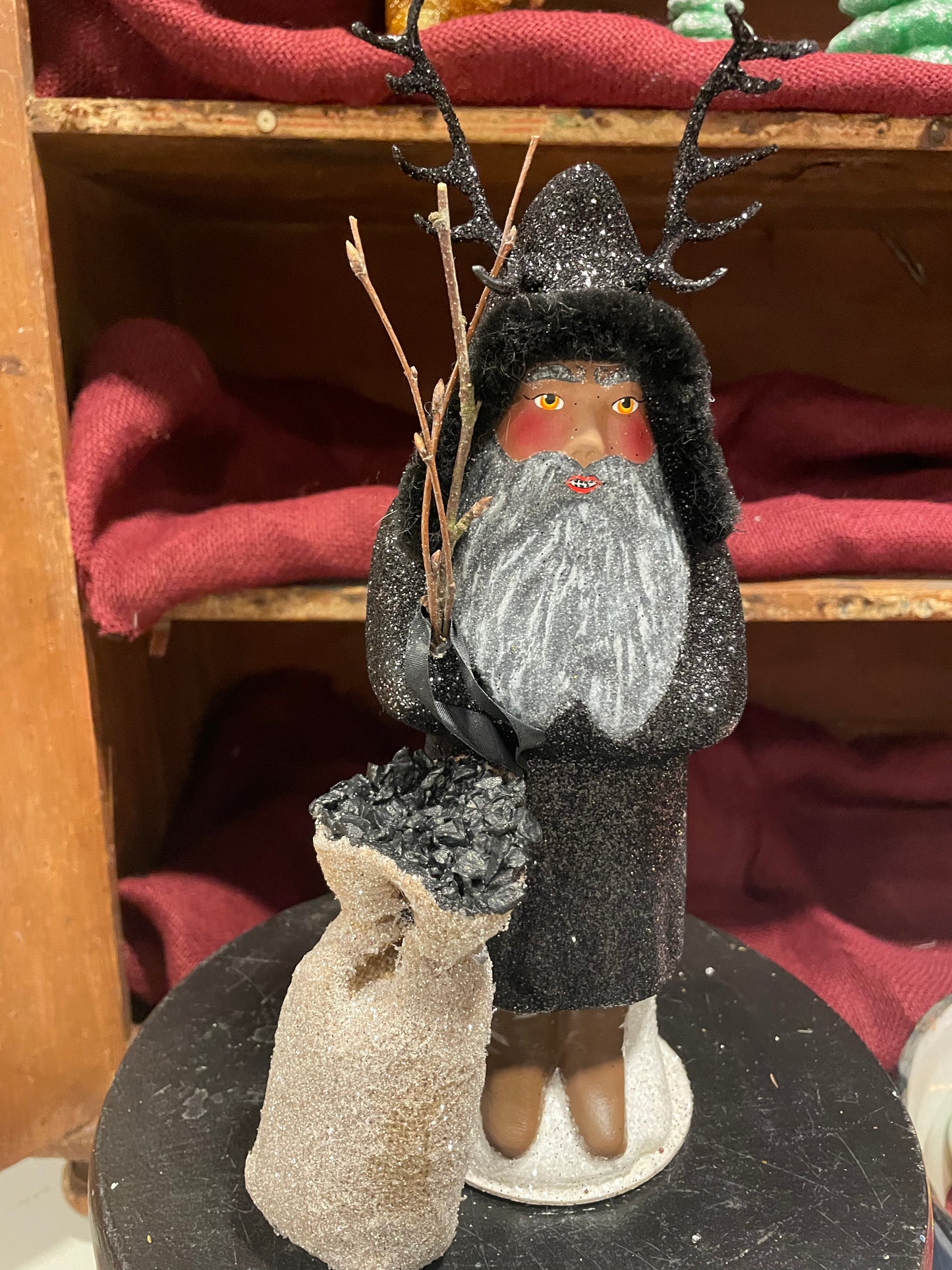 Krampus - In Black With Bag Of Coal | Ino Schaller