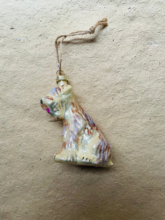 Glass Dog Ornaments – Six Breeds