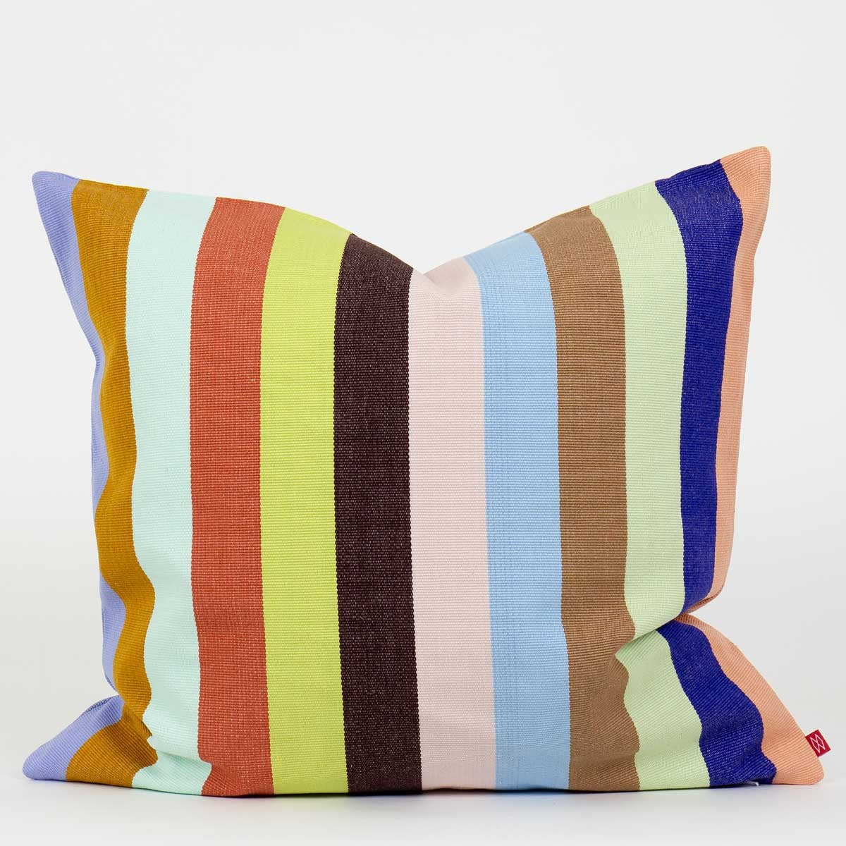 JIMENA Cushion Cover, 50 × 50 cm, Multicolor Stripe | A World of Craft