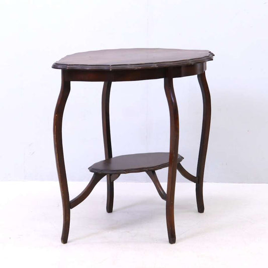 Lamp Table, 1900s, Mahogany Finish, H 71 × L 74 cm