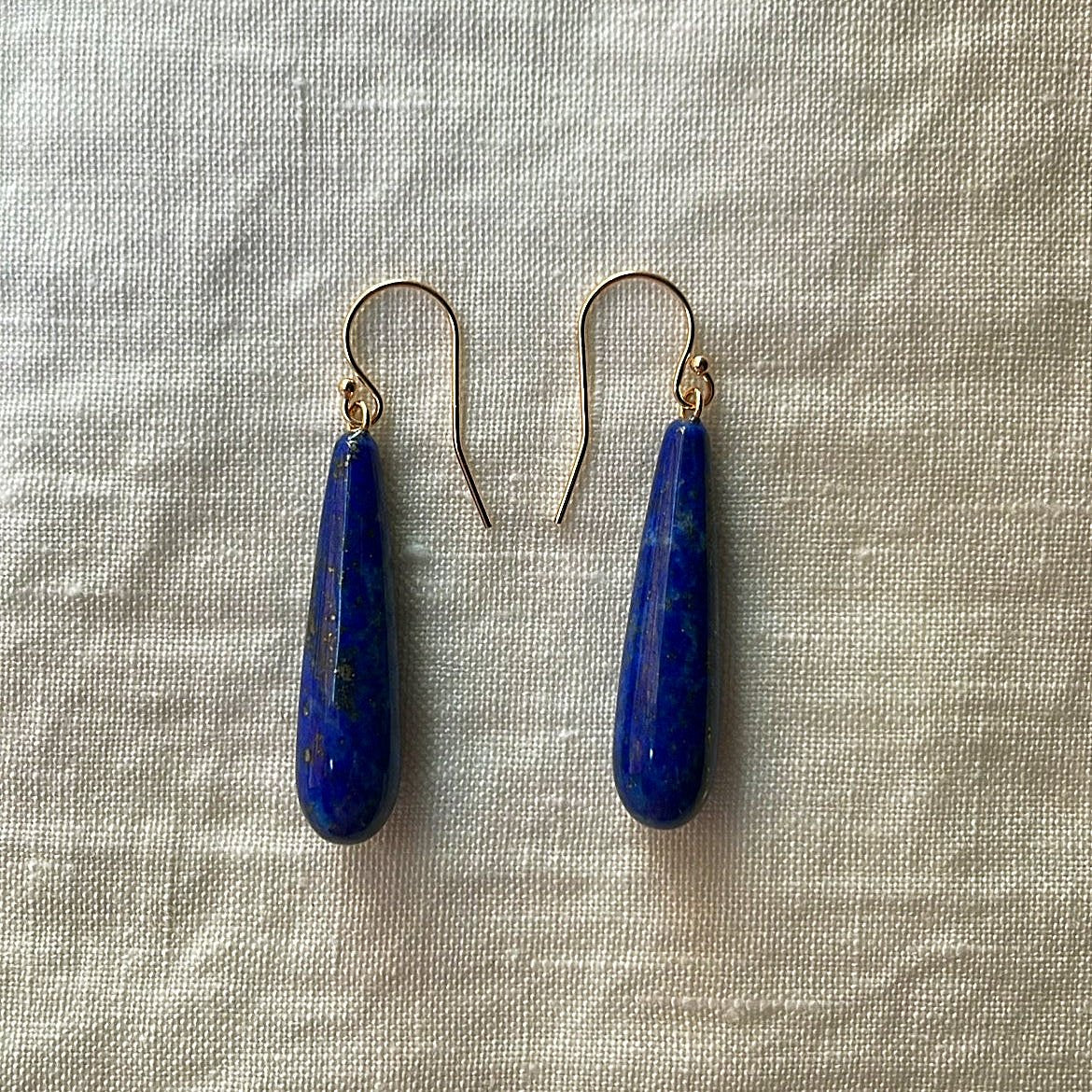 Lapis Lazuli Drop Earrings