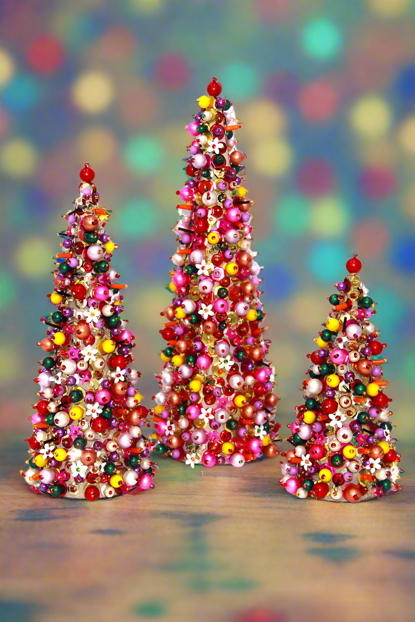 Beaded Magpie Tree - Three Sizes