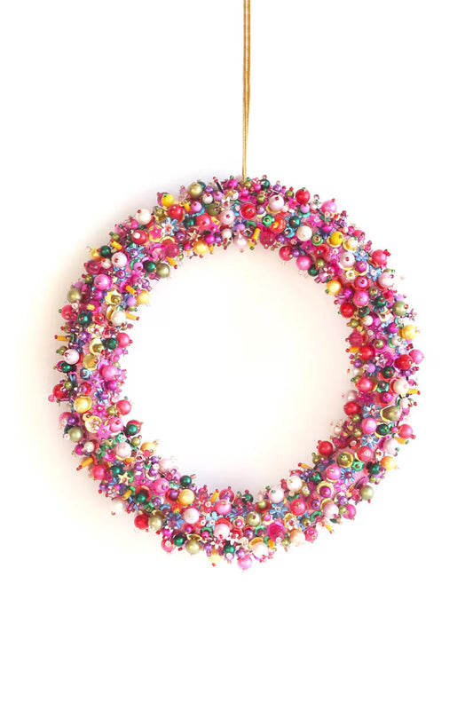 Magpie Beaded Wreath