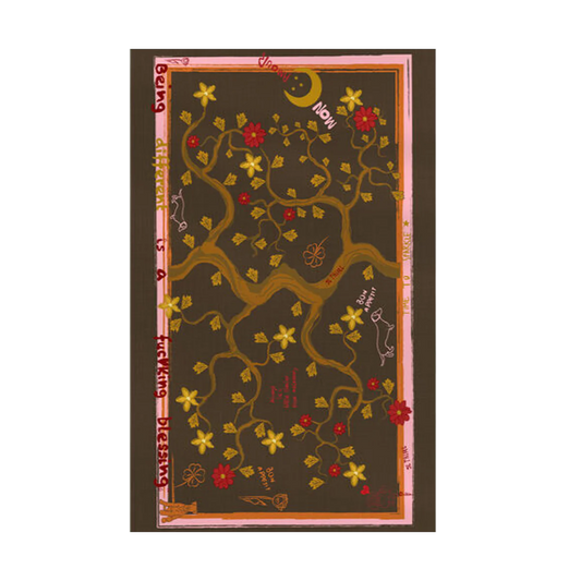 NojiNoji Tree of Life Tablecloth (Brown)