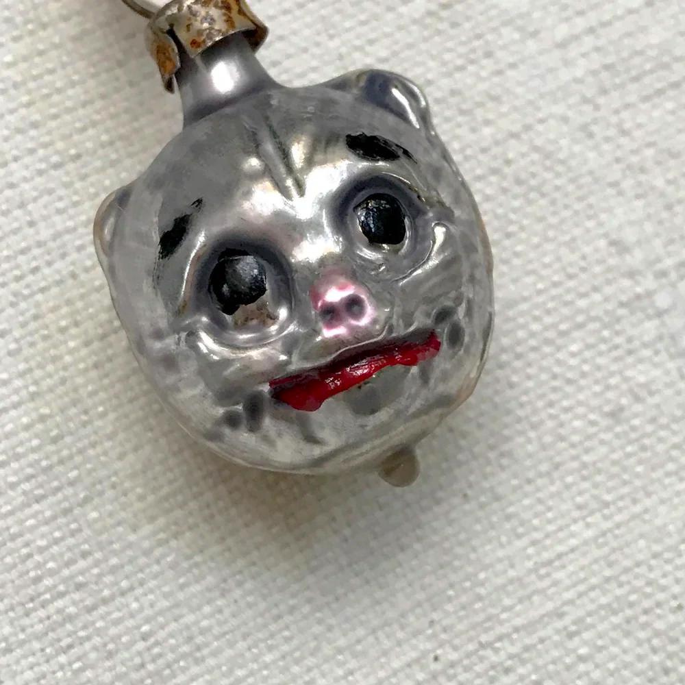 Nostalgic Small Cat Face | Nostalgie Christbaumschmuck