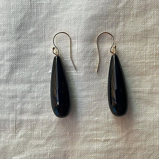Onyx Drop Earrings | Mikkel Brøgger