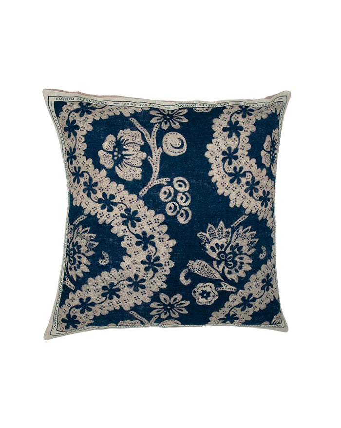 "Oratorio" Small Cushion | Antoinette Poisson Linen Cushion – Domino Paper Design