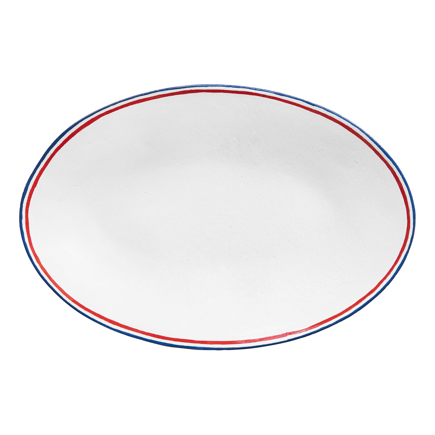 Oval Tricolore Platter | Astier de Villatte